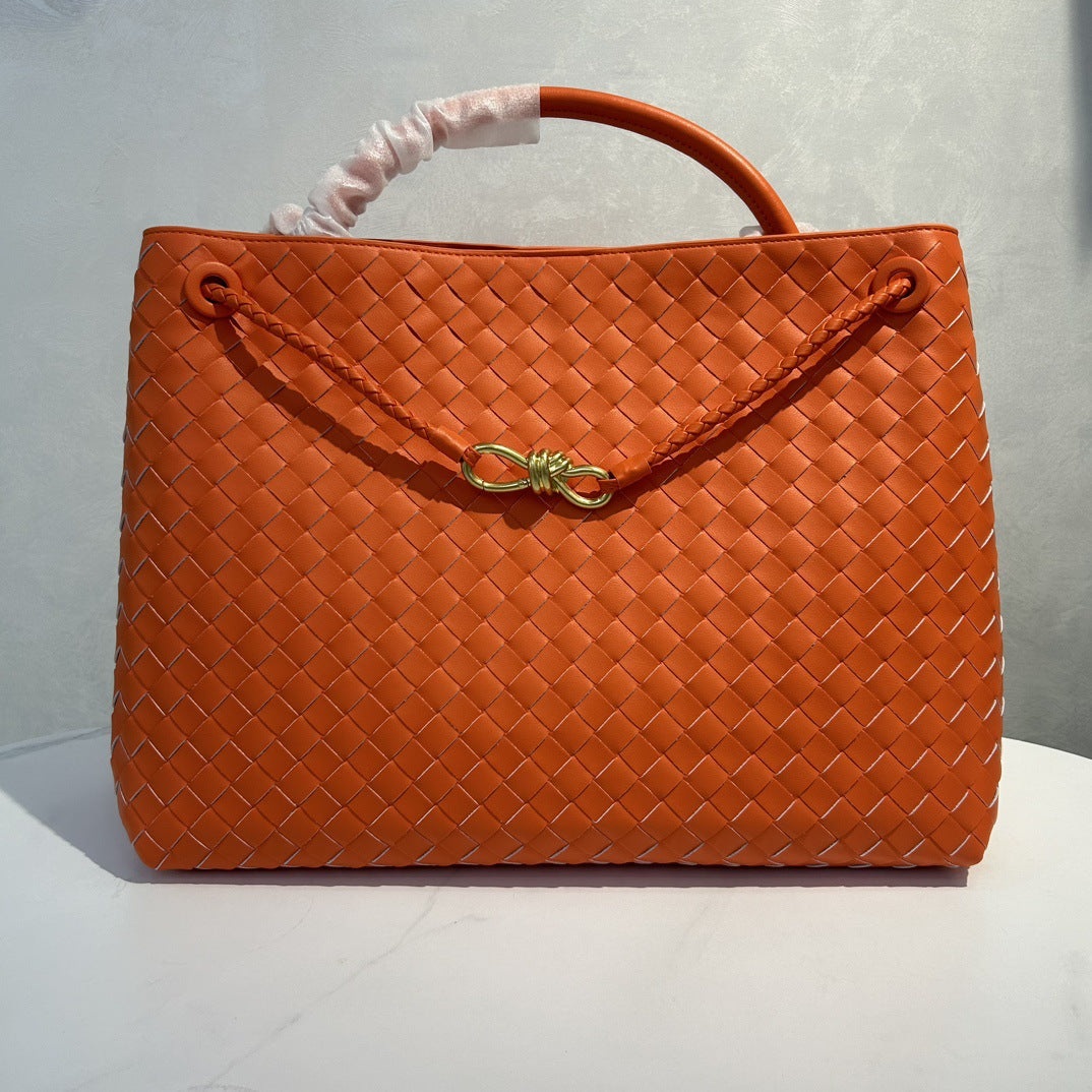 Women's Hand-woven Large Capacity Genuine Leather Handbags
