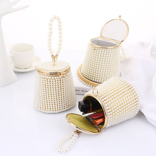 Classy Comfortable Pearl Dinner Portable Niche Evening Bags