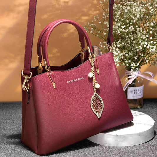 Women's Wedding Xi Mom High Sense Leather Handbags
