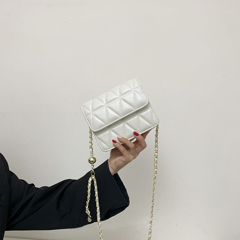 Women's Soft Leather Light Luxury Chain Crossbody Bags