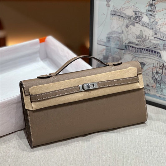 Fashion Kelly Palm Print Underarm Leather Shoulder Bags