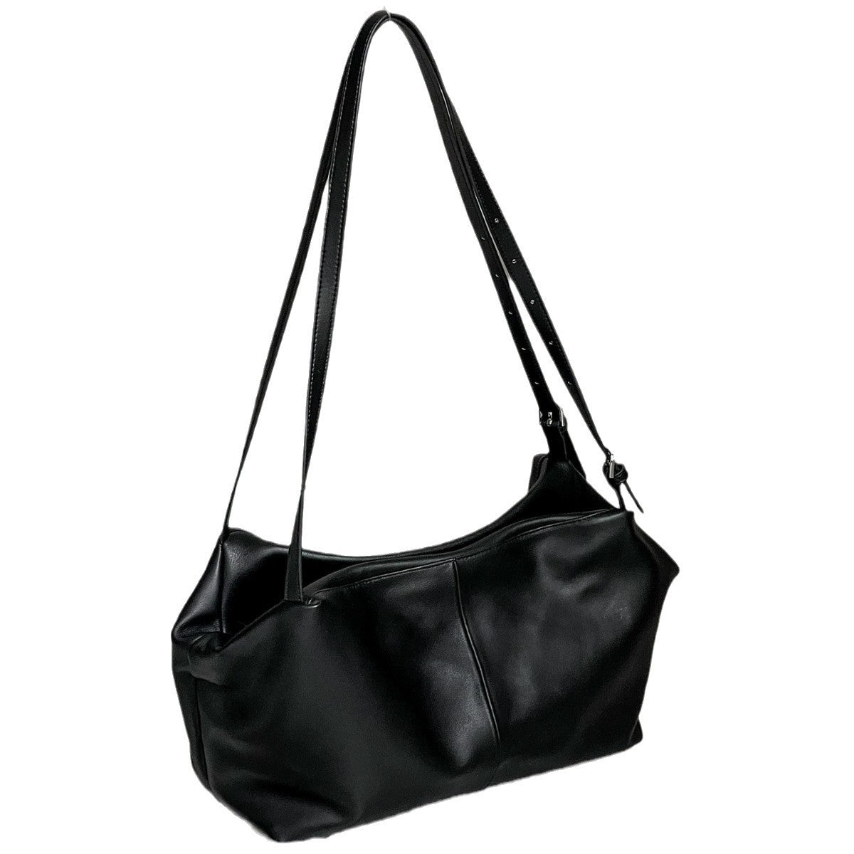 Cowhide Retro Lazy Style Soft Large Shoulder Bags