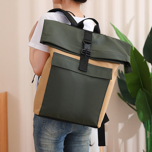Men's Large Capacity Waterproof Computer College Book Backpacks
