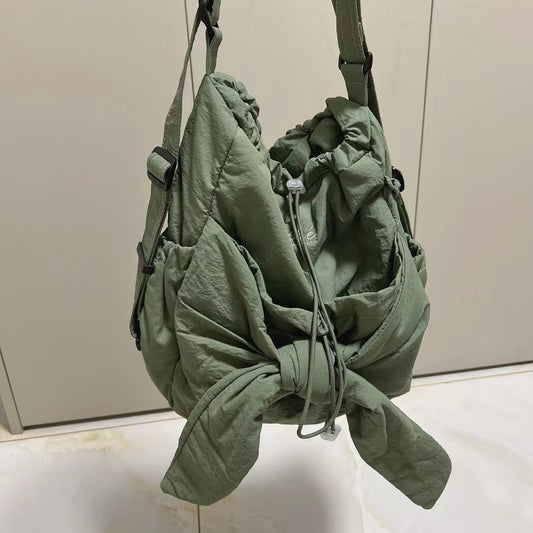 Women's Cloud Bow Fashionable Large Capacity Mummy Shoulder Bags