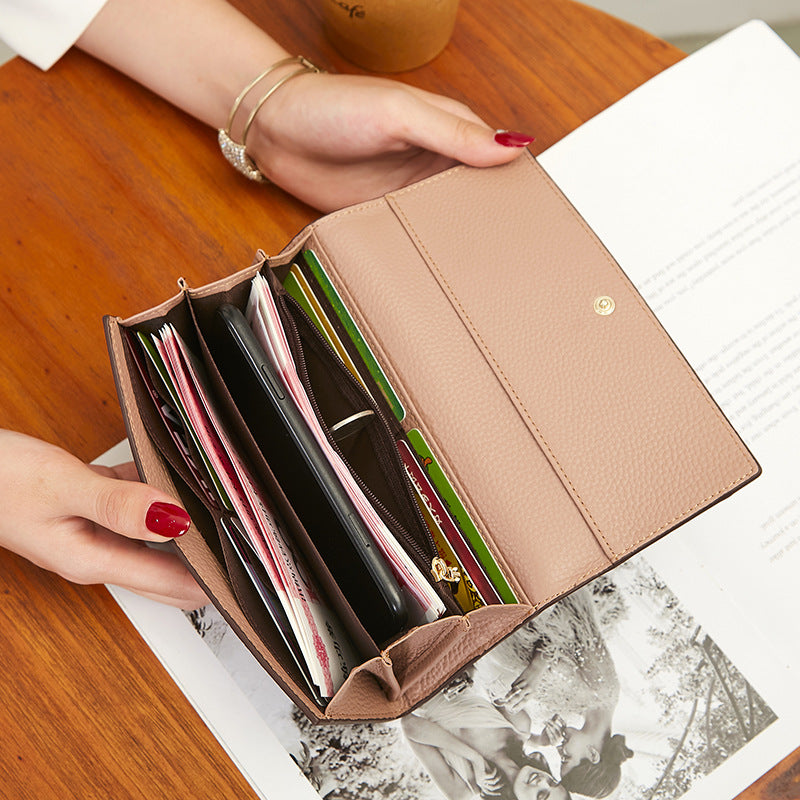 Women's Long Clutch Large Capacity Simple Ladies Wallets
