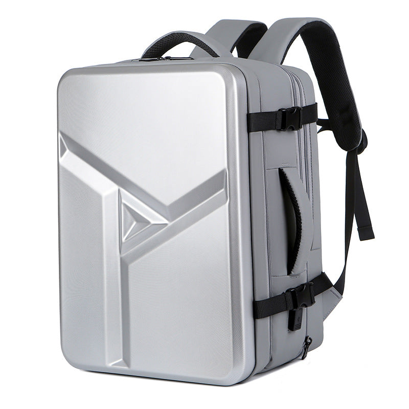 Men's Large Capacity Hard Shell Business Expansion Backpacks