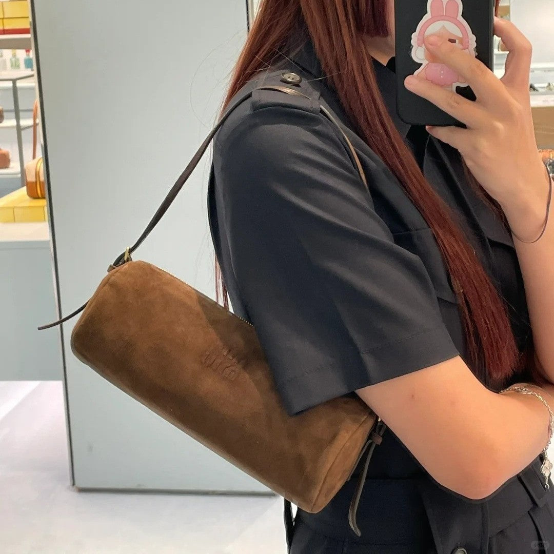 New Women's Summer Frosted Sheepskin Hand Bags