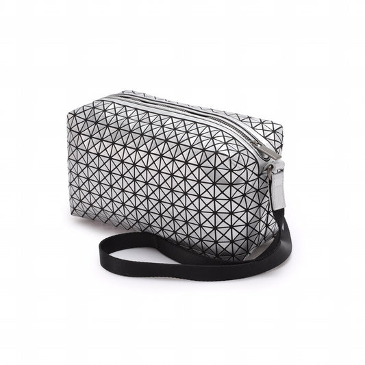 Women's Original Geometric Diamond Silicone Plaid Saddle Shoulder Bags