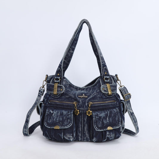 Women's Slouchy Comfortable Wash One Fashion Shoulder Bags