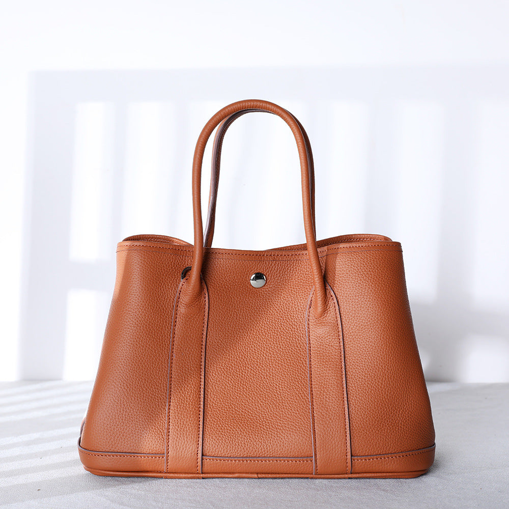 Women's Cowhide Home Classic Painted Genuine Leather Handbags