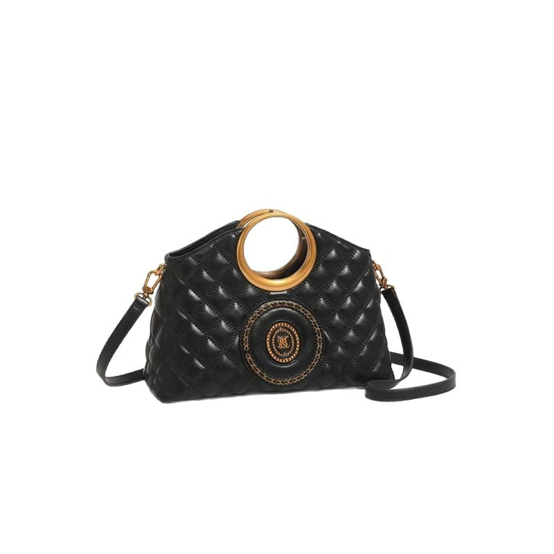 Women's Rhombus Chain Fashion Leather Niche Shoulder Bags