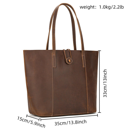 Women's & Men's Son Mother Genuine Leather Fashion Shopping Handbags