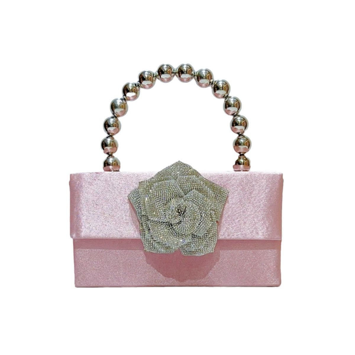 Sequins Banquet Pearl Box Clutch One Handbags