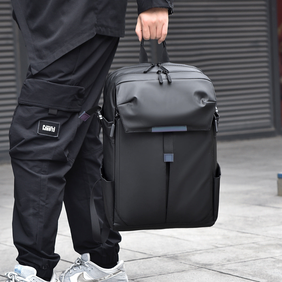 Men's Waterproof Derm Motorcycle Exercise Leisure Basketball Bags