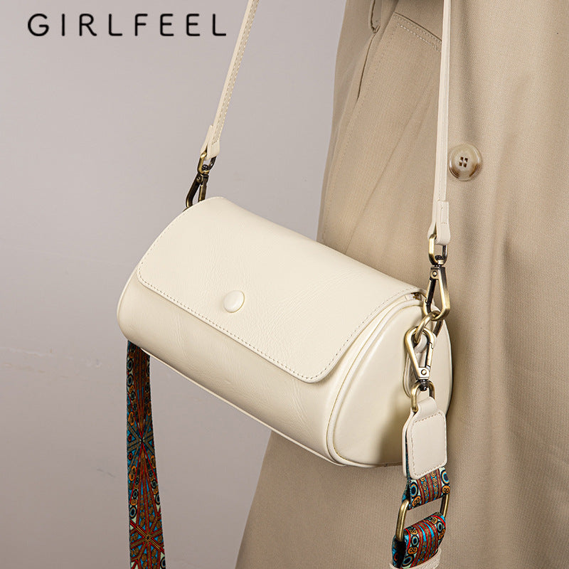 Women's High-grade Retro Vegetable Tanning Leather Genuine Bags