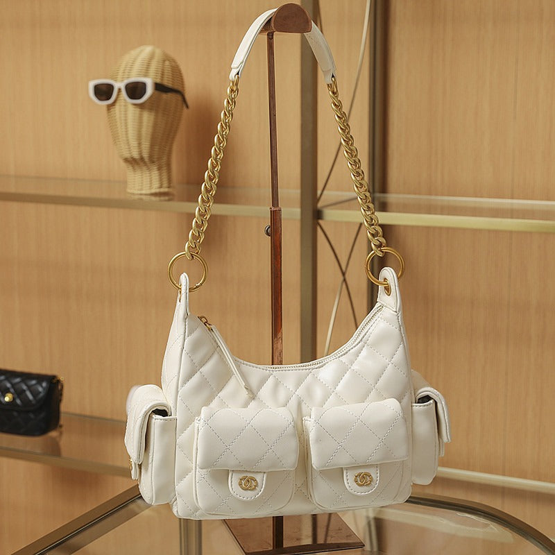 Creative Classic Style Rhombus Chain Underarm Shoulder Bags