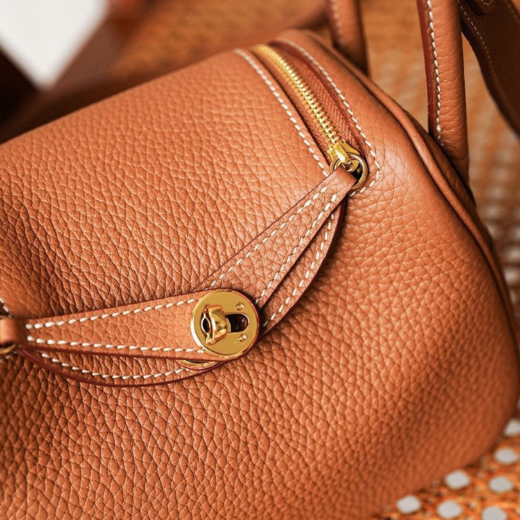 Women's Handmade Mini Lindy Pillow Leather First Handbags