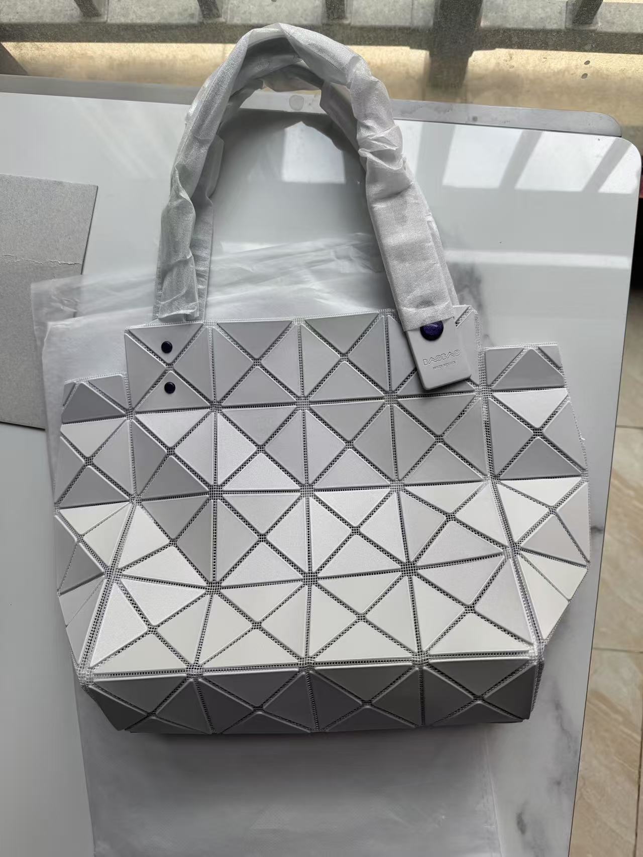 Women's House Grid Geometric Color Nail Box Bags