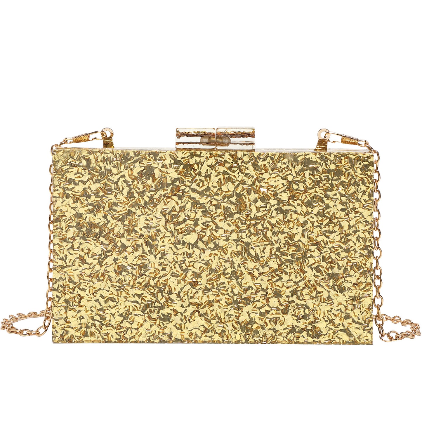 Acrylic Paillette Banquet Dress Garment Clutch Evening Bags