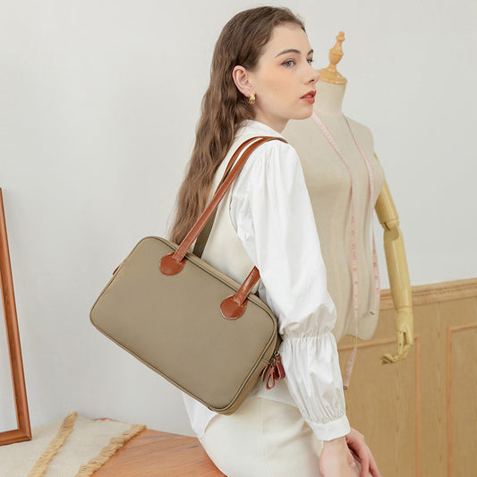 Women's Capacity Underarm Oxford Cloth Lightweight Commuter Handbags