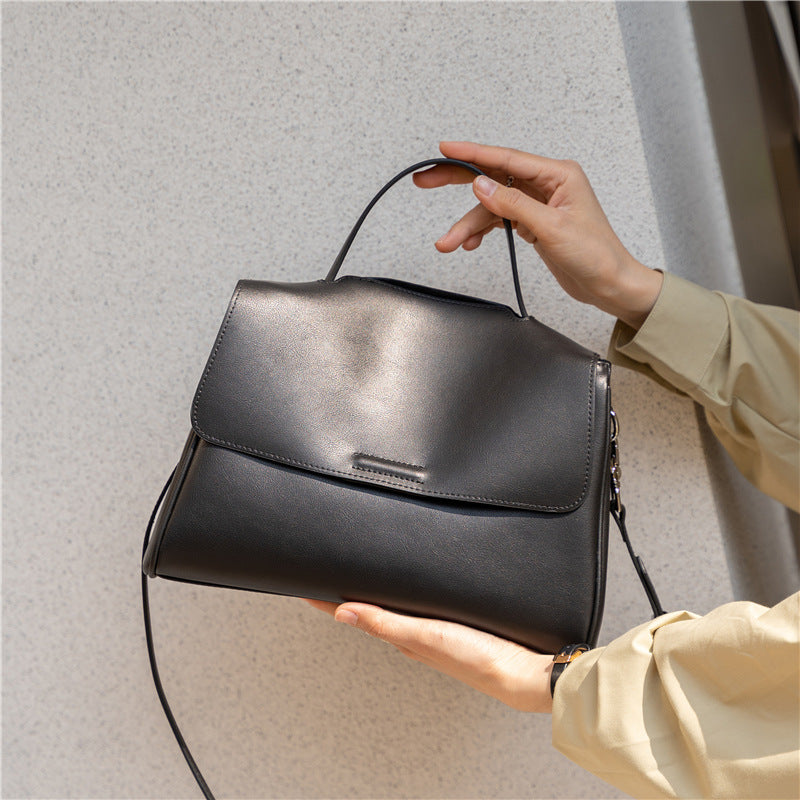 Women's Soft Cowhide Portable High-grade Leather Shoulder Bags