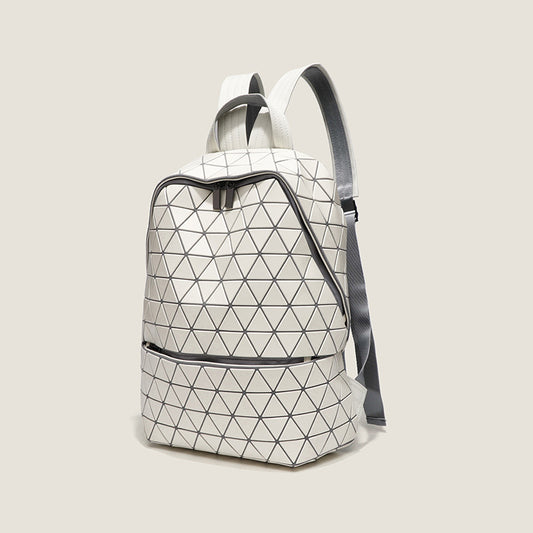 Autumn Design Geometric Rhombus Simple Large Backpacks
