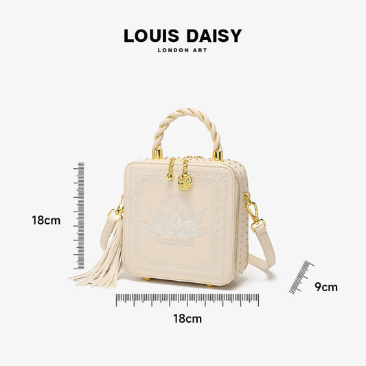 Women's Innovative Daisy Embroidered Portable High-grade Crossbody Bags