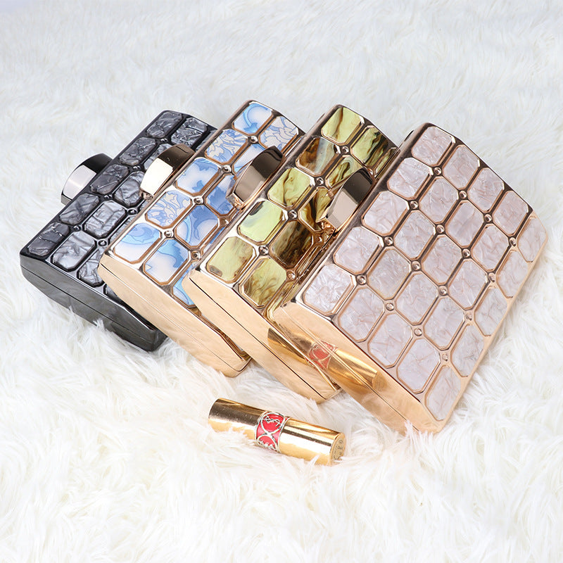 Women's Korean Style Simple Acrylic Party Fashion Evening Bags