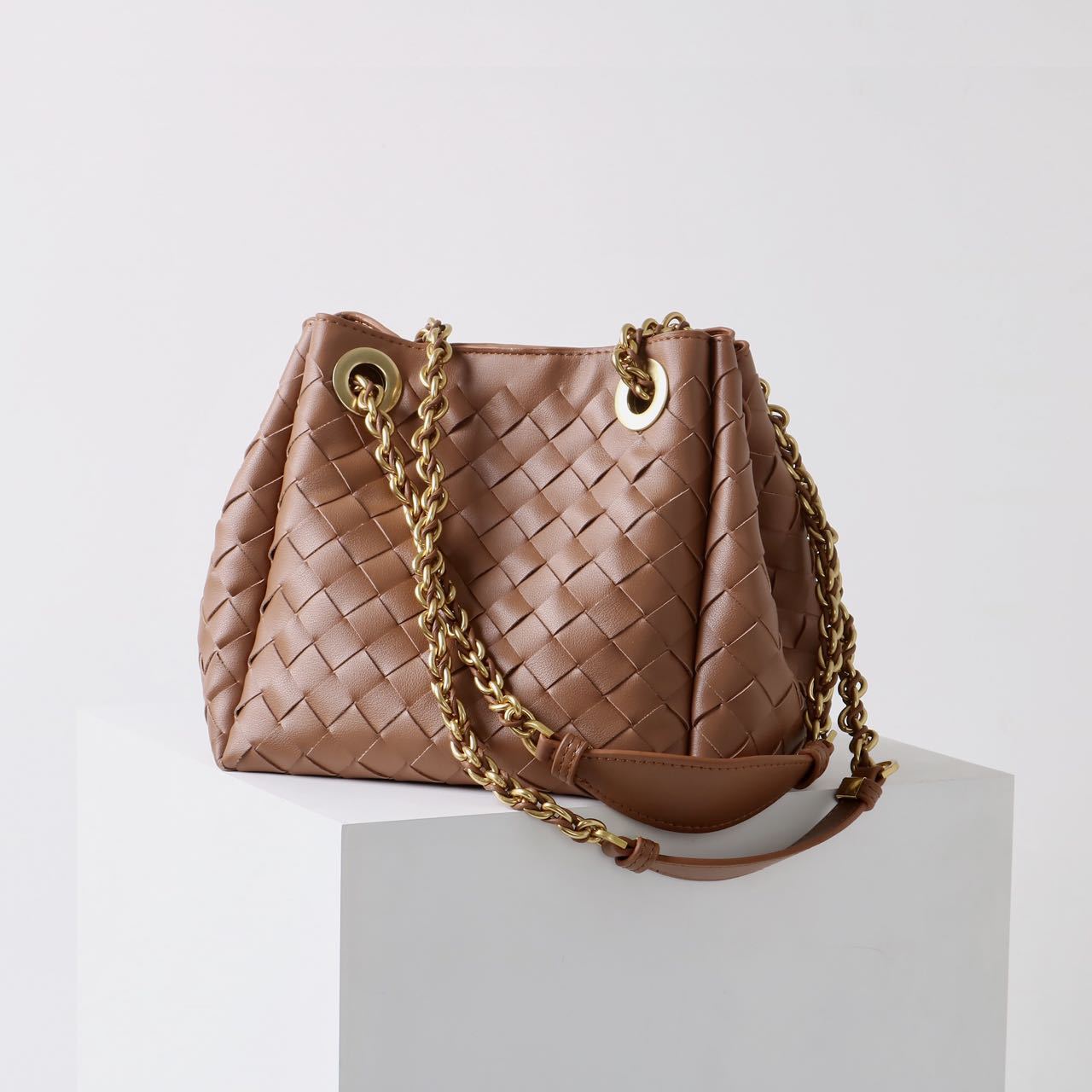 Portable Parachute Woven Really High-grade Sense Large Handbags