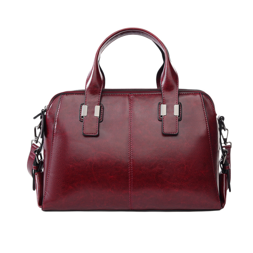 Women's Fashion Boston Simple Large Capacity Handbags