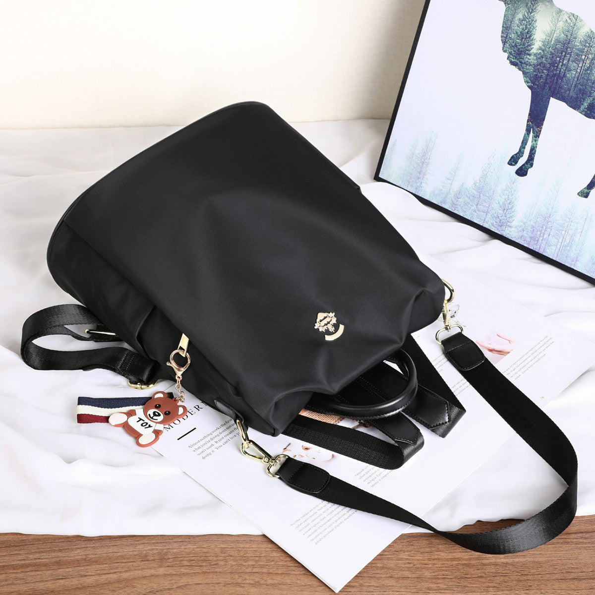 Women's Fashion Oxford Cloth Large Capacity Backpacks