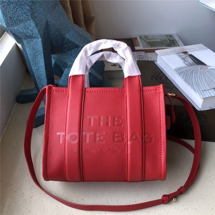 Women's Brother Ma Lychee Pattern Cowhide One Shoulder Bags