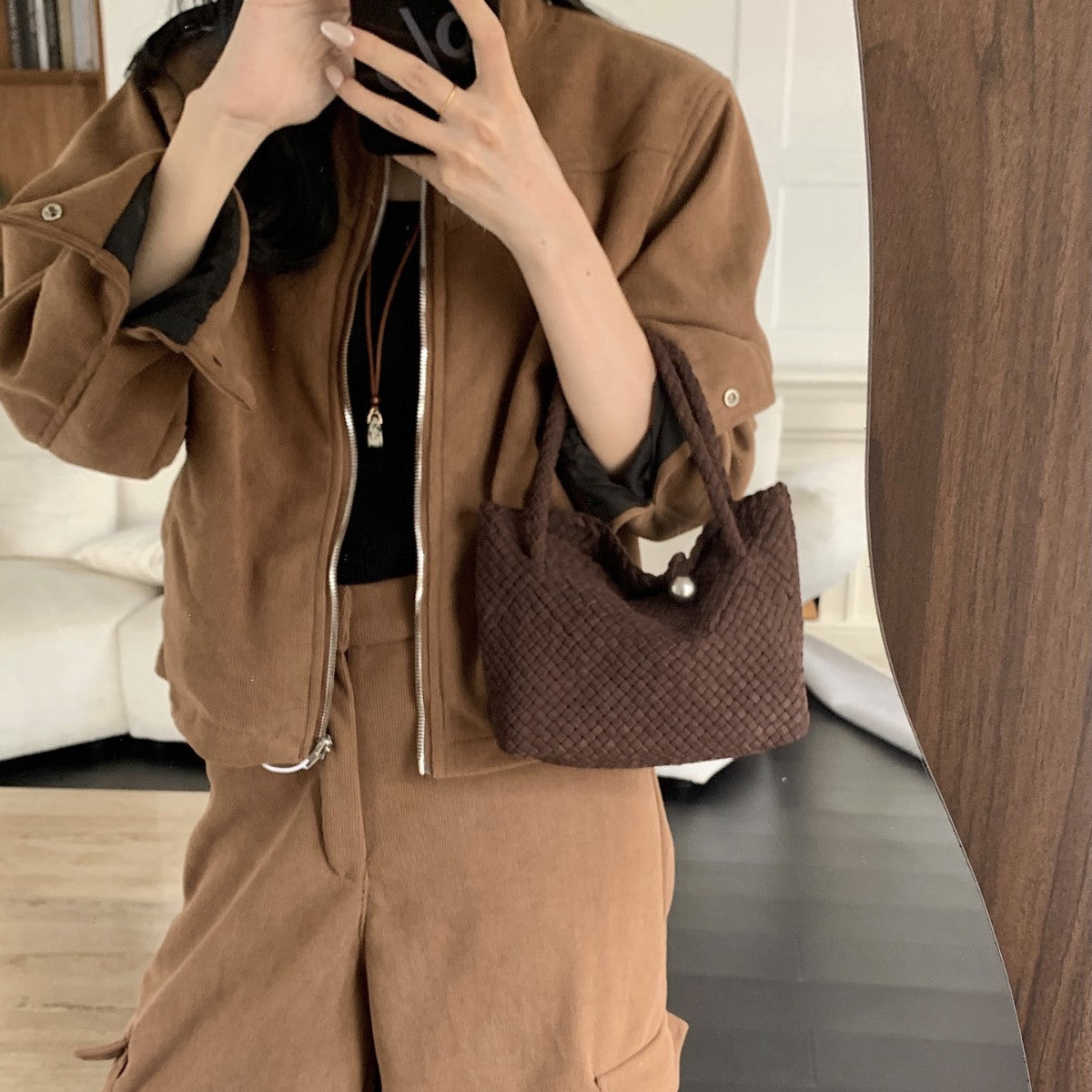 Women's Retro Minority Design Portable Exquisite Vegetable Handbags