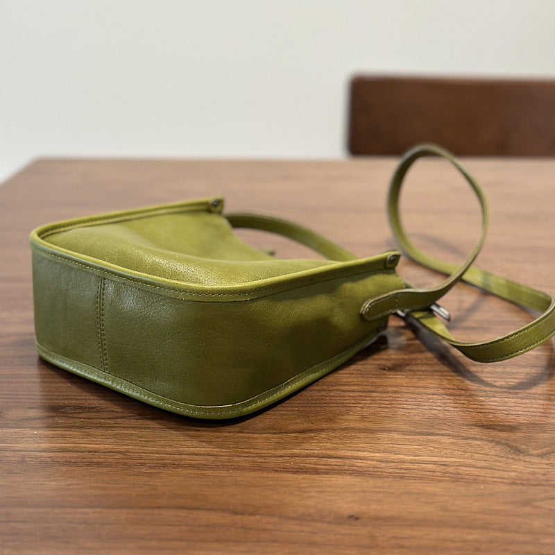 Genuine Leather Design Commute Minimalist Retro Crossbody Bags