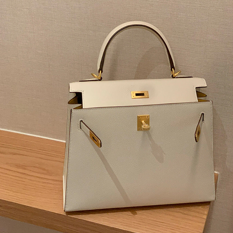 Cowhide Kelly Second Generation Trendy High Sense Genuine Bags
