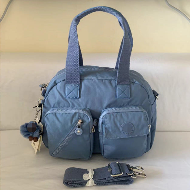 Women's Home Nylon Monkey Simple Double Pocket Handbags