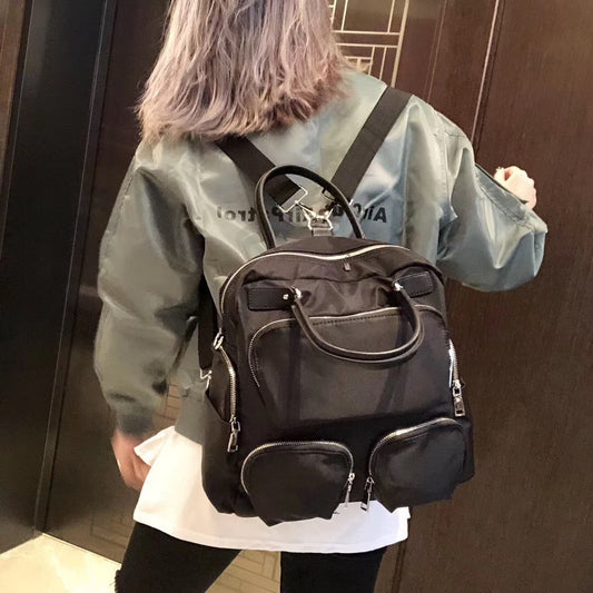 Women's Fashion Nylon Large Capacity Trendy Backpacks