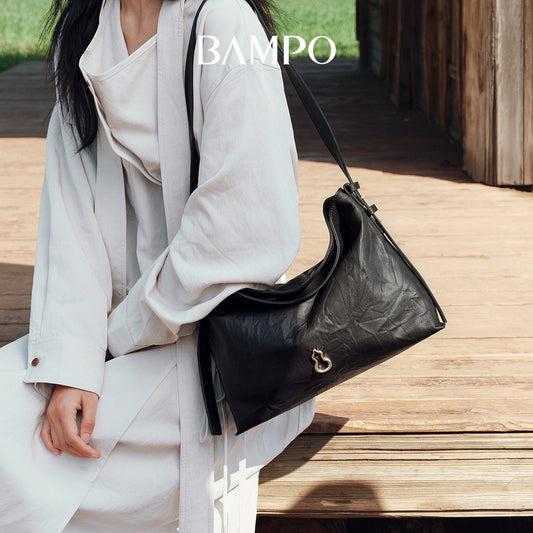 Half Slope Cotton Medium First Layer Cowhide Crossbody Bags