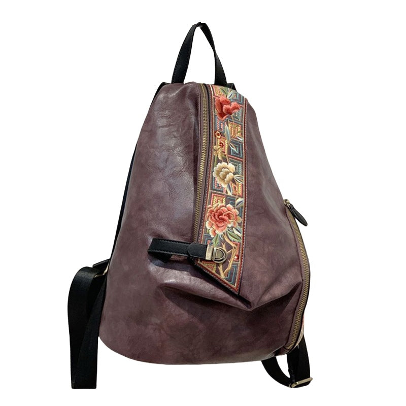 Women's Retro Chinese Style Embroidery With Cheongsam Backpacks
