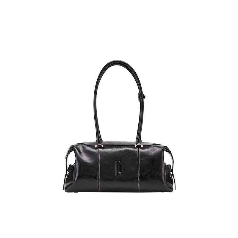 Clown Bowling Oil Wax Long Hand Carrying Shoulder Bags