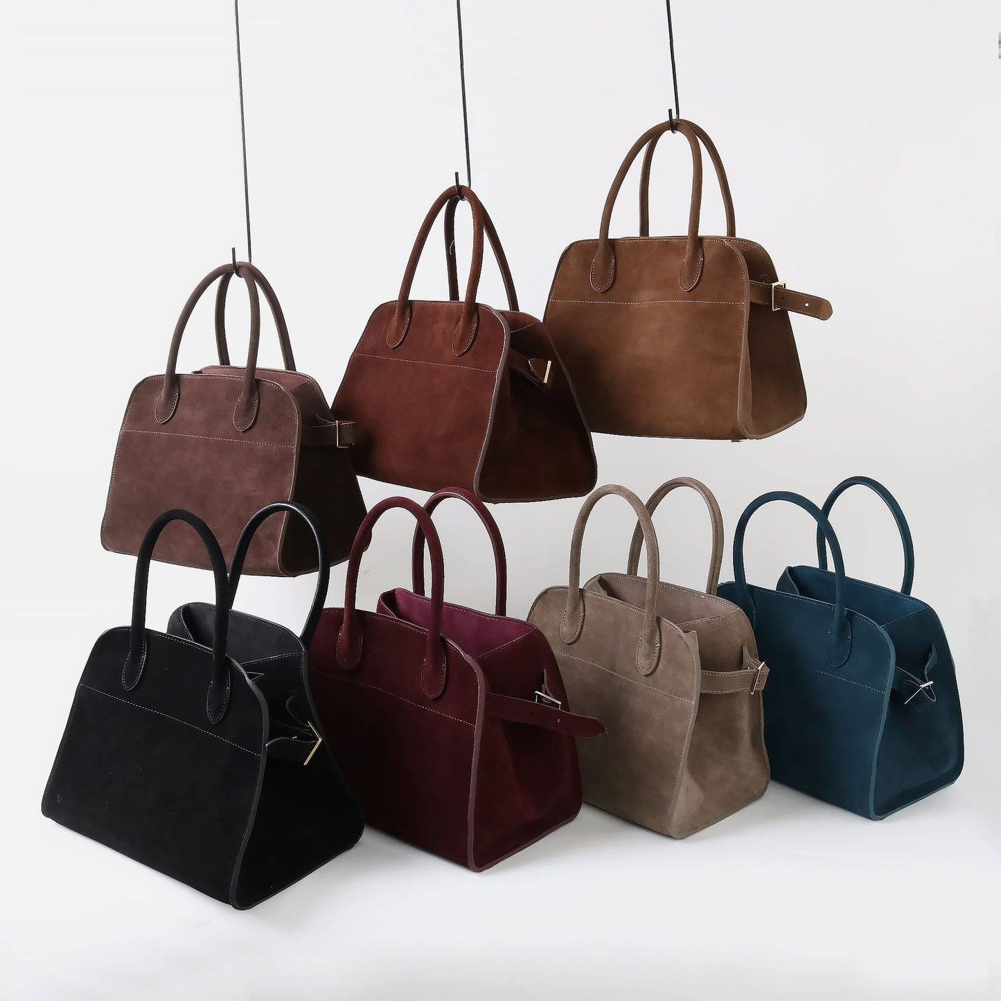 Large Capacity Totes Genuine Leather Commute Crossbody Bags