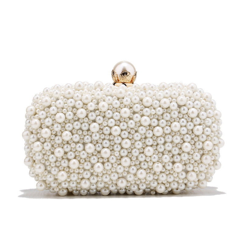 Pearl Dinner Banquet Clutch Handmade Dress Evening Bags