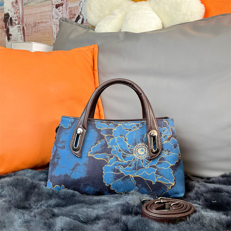 Women's Style Ink Painting Cheongsam Retro Fashion Handbags