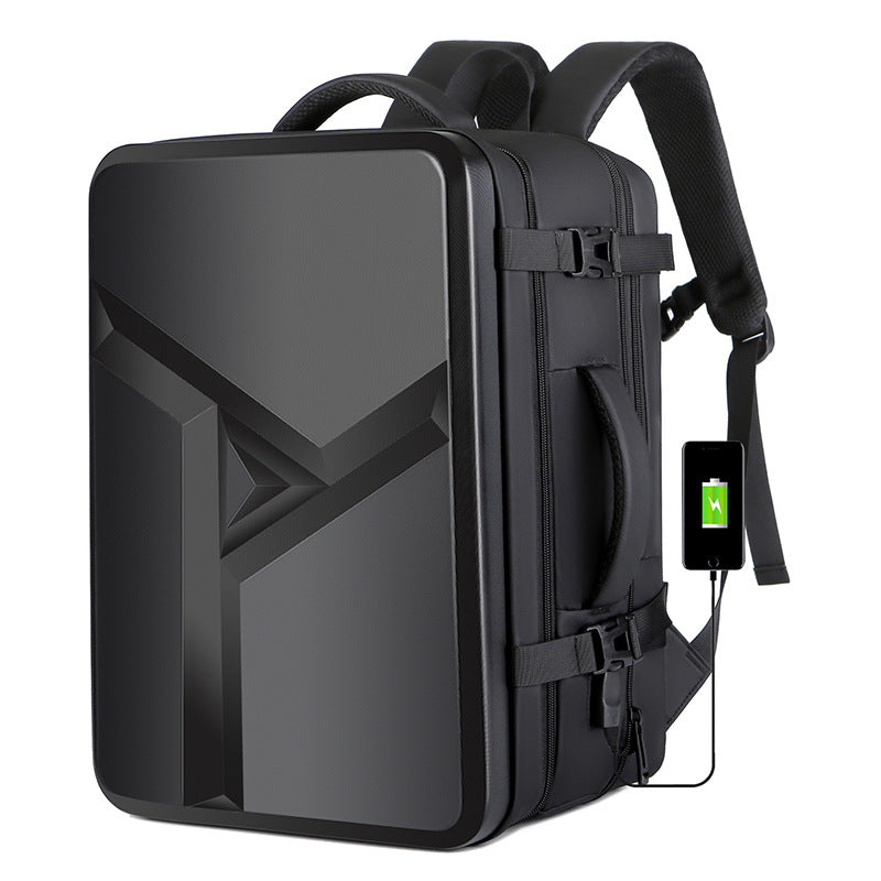 Men's Large Capacity Hard Shell Business Expansion Backpacks