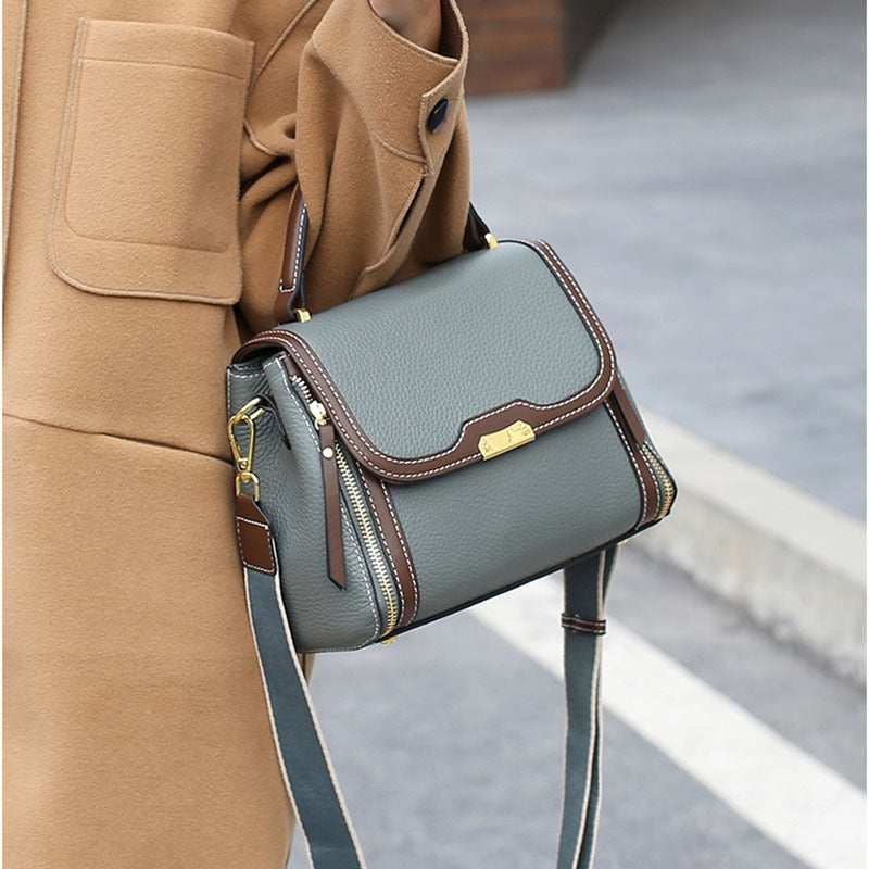 Women's Trendy High-grade Fashion Portable Genuine Leather Shoulder Bags