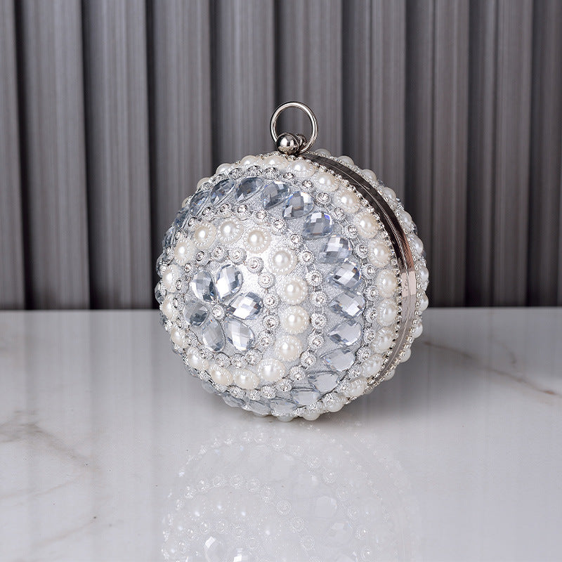 Round Pearl Dinner Advanced Spherical All Evening Bags