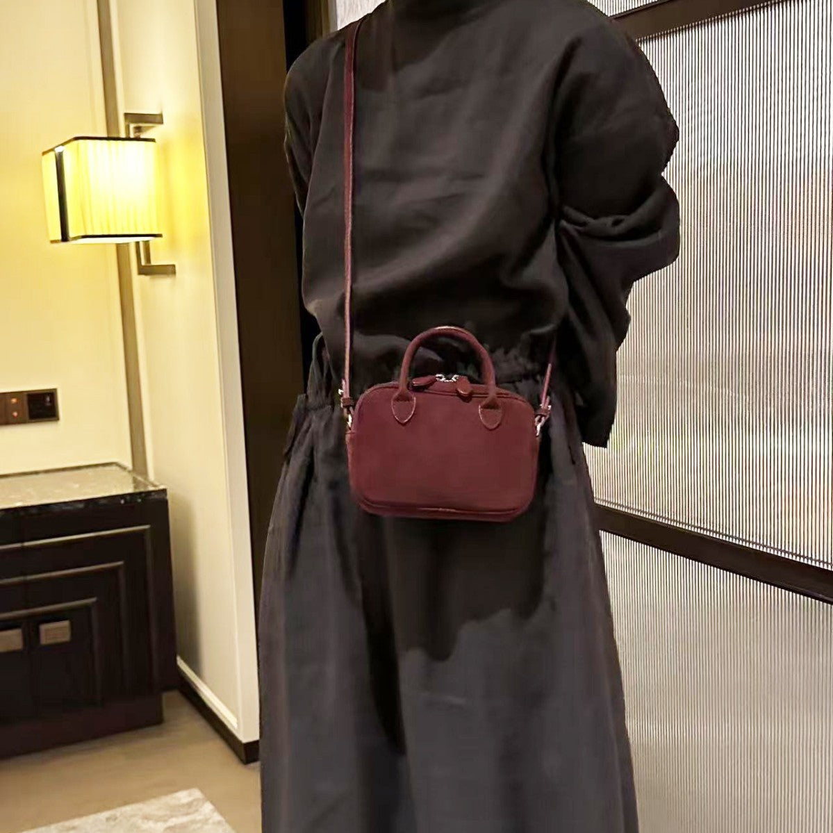 Women's Bowling High-grade Fashion Exquisite Hand Mini Crossbody Bags