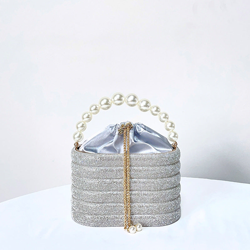 Ancient Spirit Monster Pearl Dinner Large Evening Bags