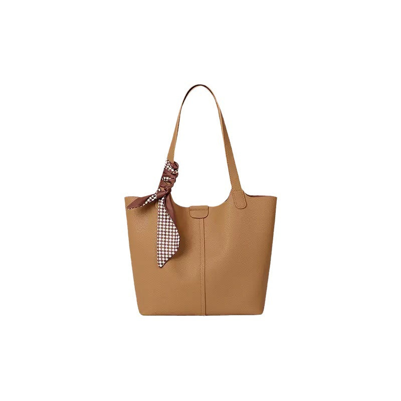 Women's Leather Large Capacity Slanting Hanging Simple Crossbody Bags