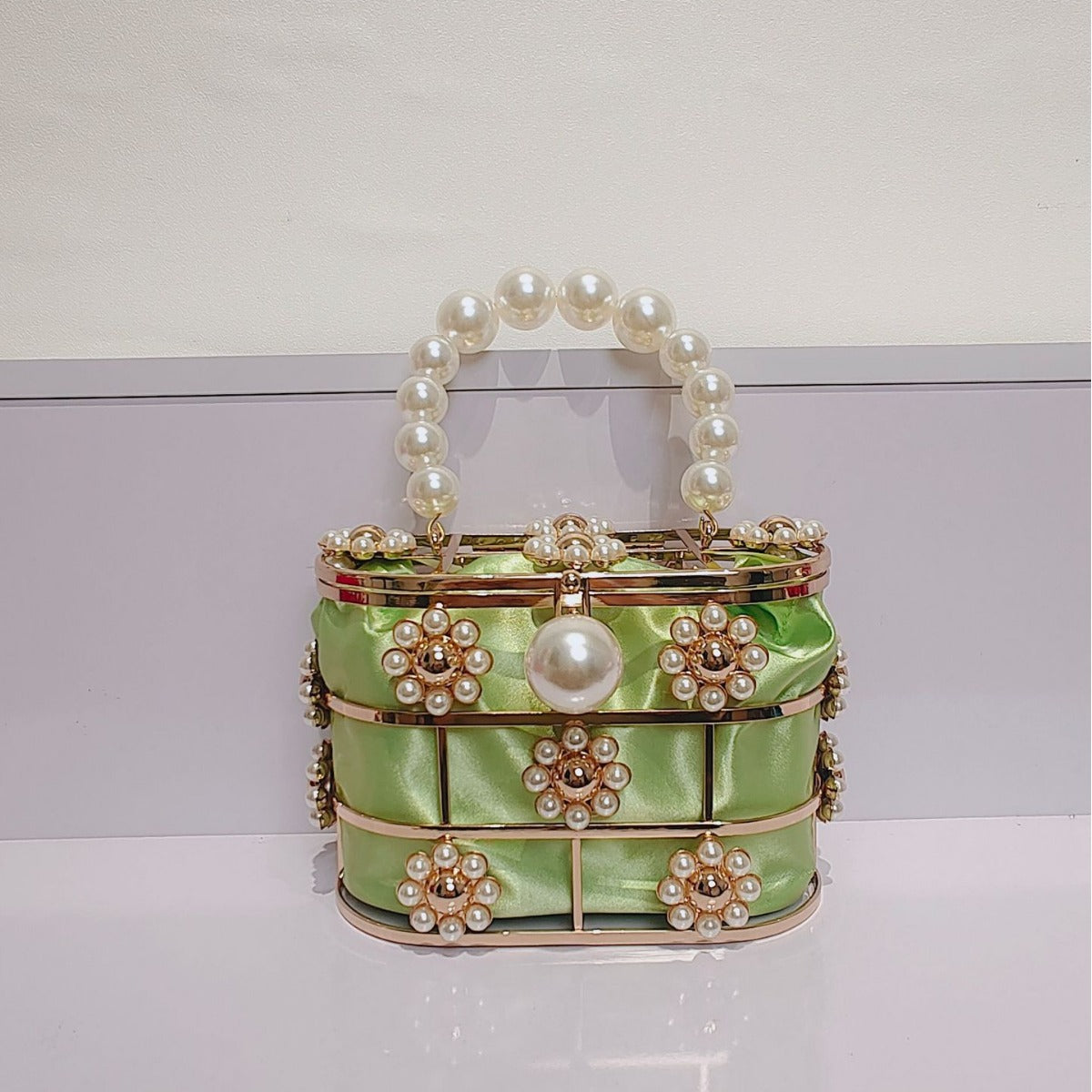 Women's French Niche Fashion Pearl Chain Summer Evening Bags
